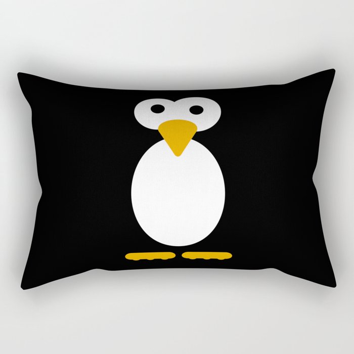 Minimal Penguin Rectangular Pillow