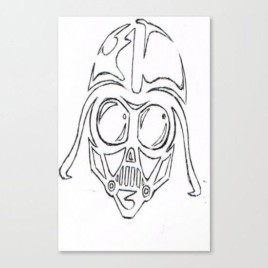 Baby Vader Canvas Print