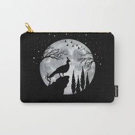 Peacock Peafowl Carry-All Pouch