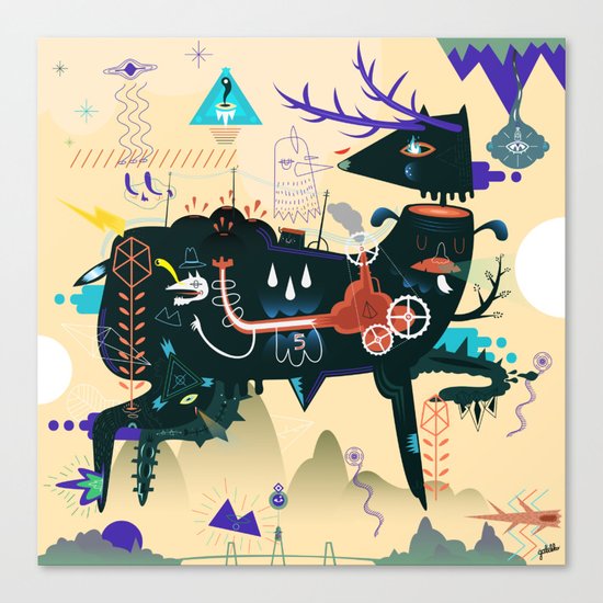 Lost piece Canvas Print