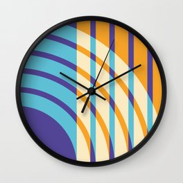rainbow reverb Wall Clock