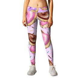 GREAT FURNISHING IDEAS FOR BAKERIES OR CANDY SHOPS. LOVINGLY CREATED DESIGNS FOR SHOPS. Leggings | Colorful, Funny, Pink, Kids, Food, Candyshop, Rainbow, Color, Lips, Candy 