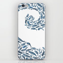 Whale Wave.  iPhone Skin