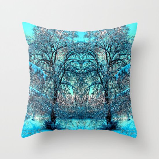 Frost Throw Pillow