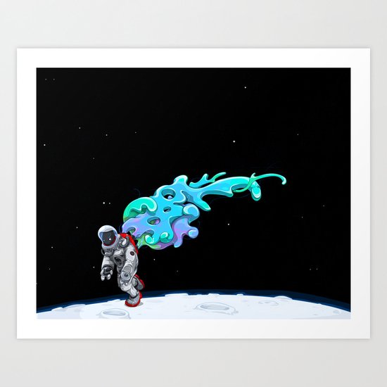 Moonwalk Art Print