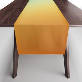 Gradient Colours: Orange Blue Table Runner