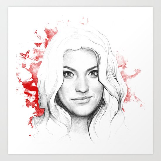 Debra Morgan Dexter Art Print