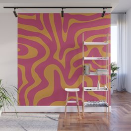 14 Abstract Liquid Swirly Shapes 220725 Valourine Digital Design Wall Mural