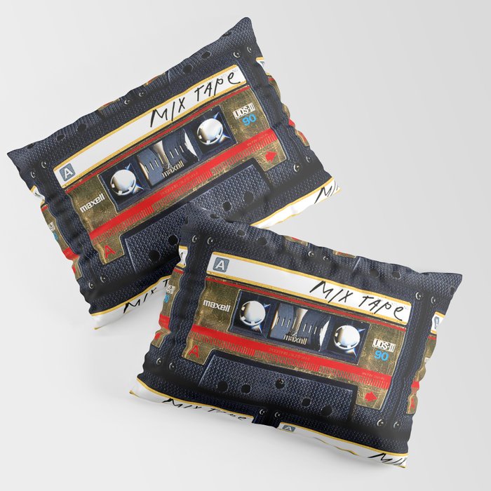 Retro classic vintage gold mix cassette tape Kissenbezug | Fotografie, Digital, Film, Farbe, Double-exposure, Vintage, Macro, Gold, Awesome, Mix