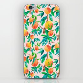 Peachy Jungle iPhone Skin