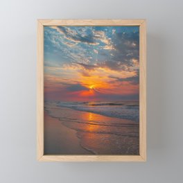 Sunset vibes Framed Mini Art Print