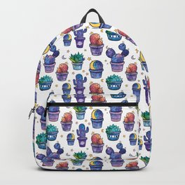 Space Cacti Pattern Backpack
