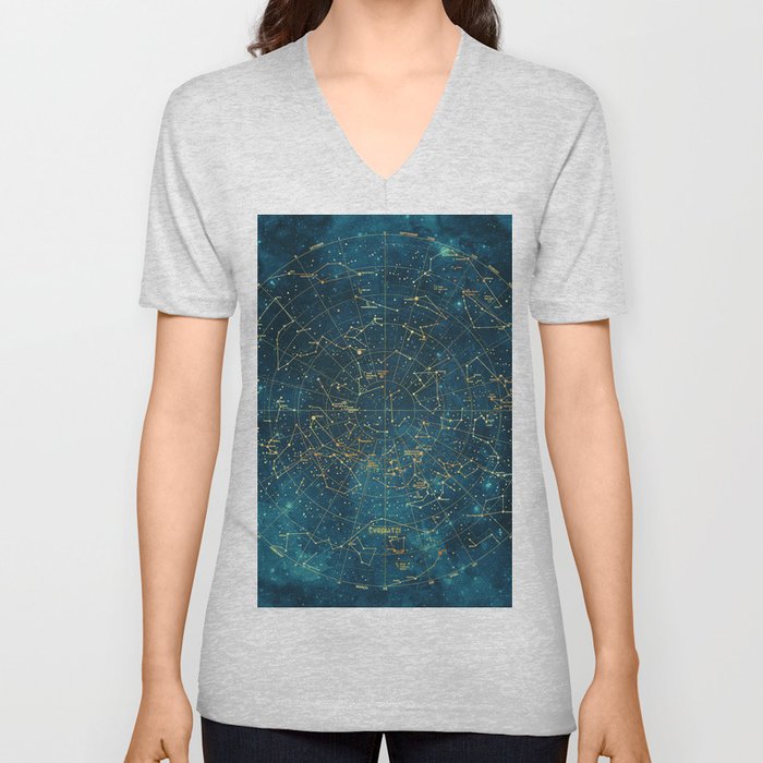 Under Constellations V Neck T Shirt