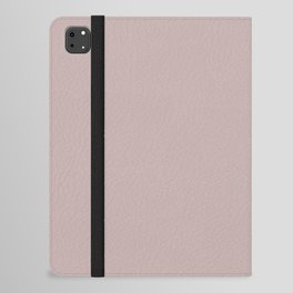 Silver Pink Grey Solid Color Popular Hues Patternless Shades of Gray Collection Hex #c4aead iPad Folio Case