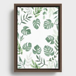 Cozy Jungle Framed Canvas