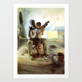 The Banjo Lesson By Henry Ossawa Tanner Art Print