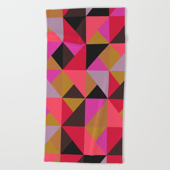 colour + pattern 19 Beach Towel
