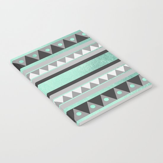 Turquoise Tribal Notebook