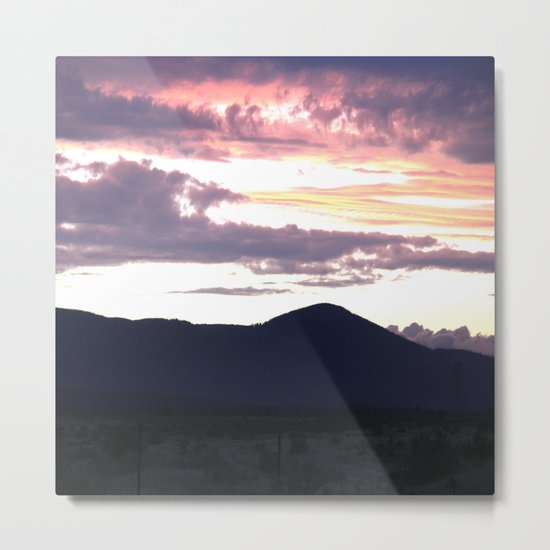 Sunset in the High Foothills Metal Print