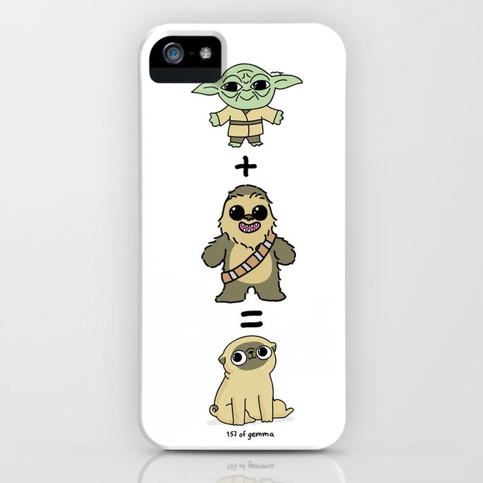 the origin of pugs iphone case