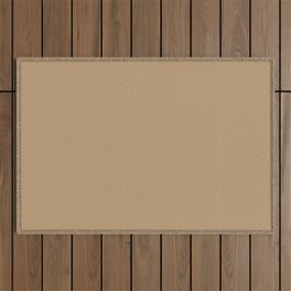Light Brown Solid Color 2022 Trending Hue Sherwin Williams Woven Wicker SW 9104 Outdoor Rug