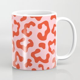 Cheetah Spots in Pink and Red (viii 2021) Coffee Mug