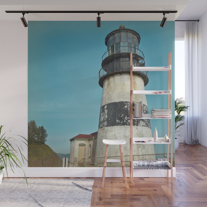 Cape Disappointment Pacific Ocean Washington Northwest Lighthouse Coast Guard Boats Gothic Architect Wall Mural