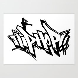 Hip Hop Art Print