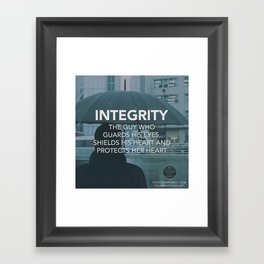 INTEGRITY (General) Framed Art Print
