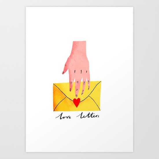 Love Letters Art Print