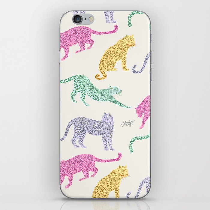 Leopards (Multi Color) iPhone Skin