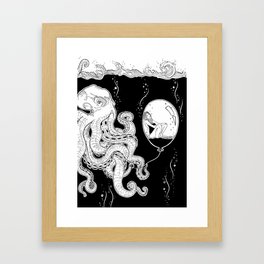 Octopus Gerahmter Kunstdruck
