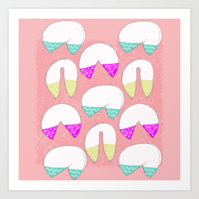 It's A Fortune Cookie Cup Cake Kind of Love Art Print