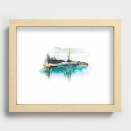 Abstract Landscape 2 Recessed Framed Print