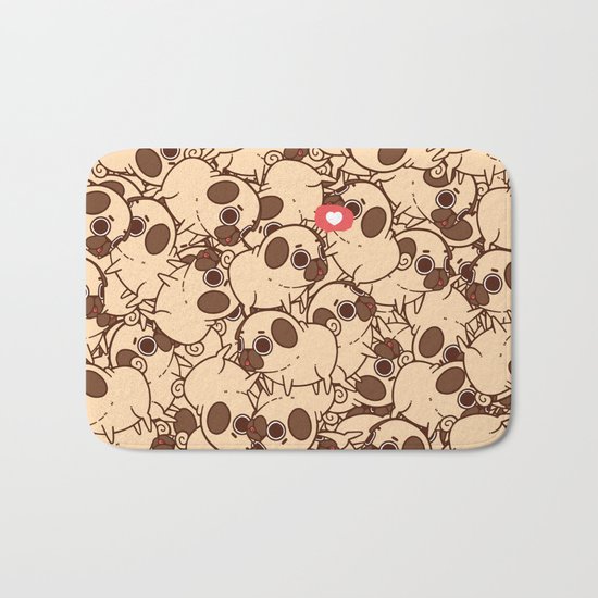 Puglie Heart Bath Mat