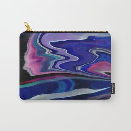 Fluid Abstract 3 (Blue Purple) Carry-All Pouch