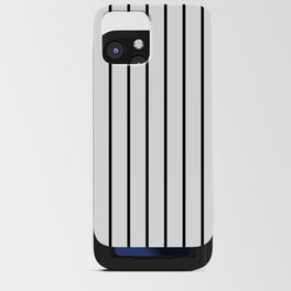 Stripes 521 Black and White iPhone Card Case