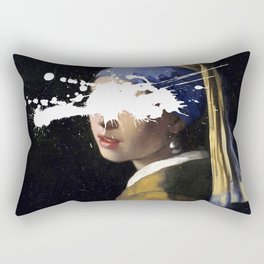 Girl with a Pearl Earring Rectangular Pillow