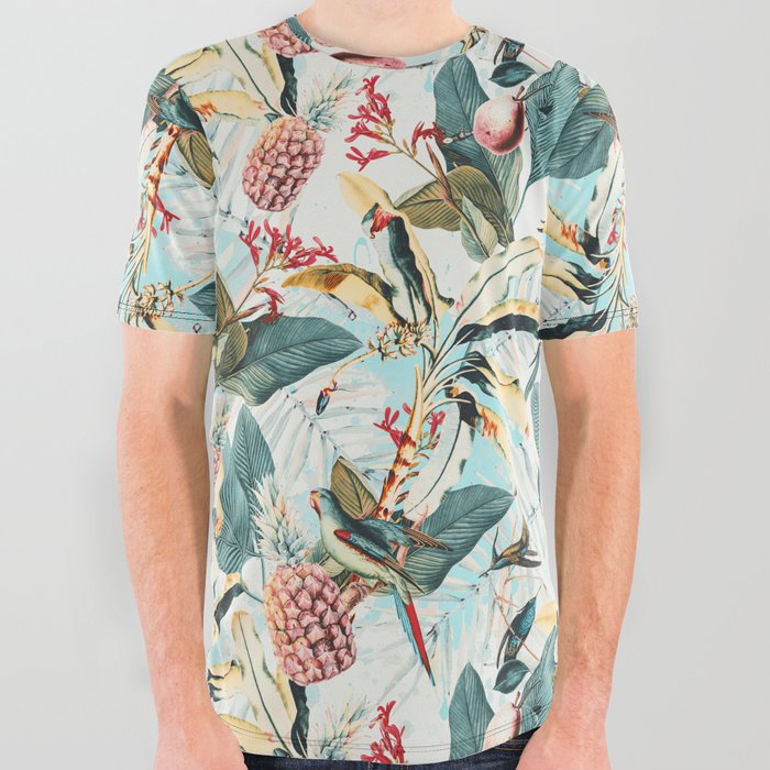 Tropical paradise 012 All Over Graphic Tee