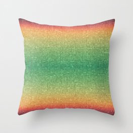 watermelon ombre architectural glass texture look Throw Pillow
