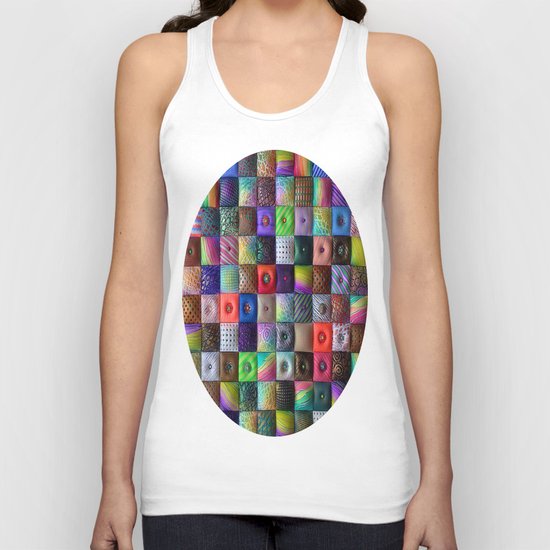 Patchwork of Joy Unisex Tank Top
