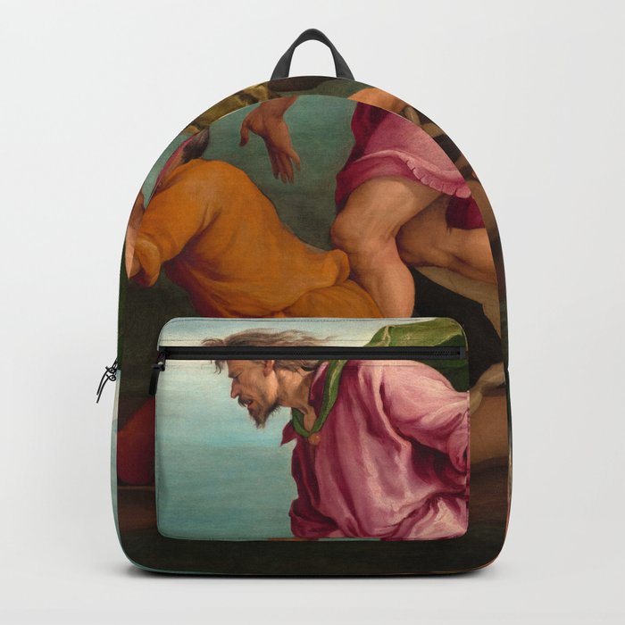 The Miraculous Draught of Fishes, 1545 by Jacopo Bassano Backpack by