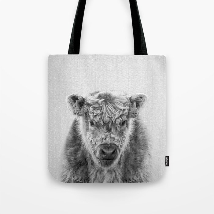 Fluffy cow deals tote bag