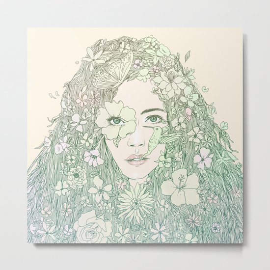 Life is Growing On Me Metal Print