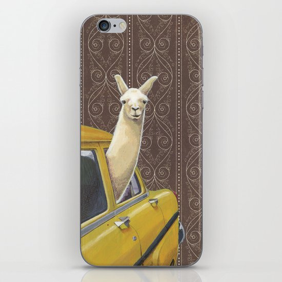 Taxi Llama iPhone & iPod Skin