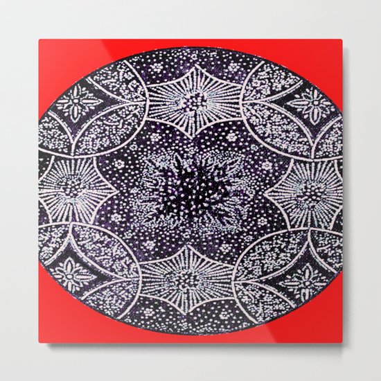 SNOWFLAKES Metal Print