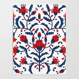 Mexican Floral Poster