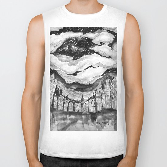 All The Stars In Copenhagen Biker Tank