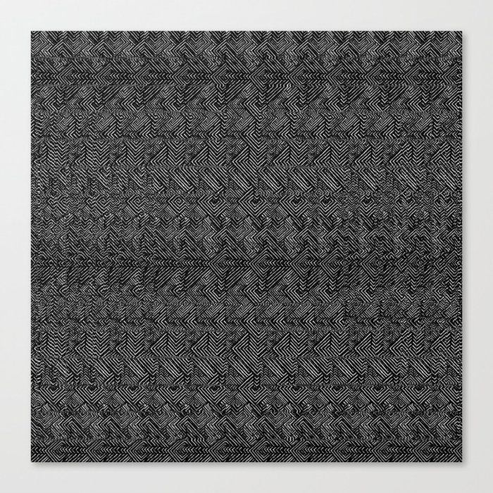 0023 (magic eye concentric squares remix) v2 Canvas Print