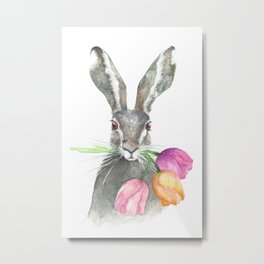 Arthur the bunny Metal Print